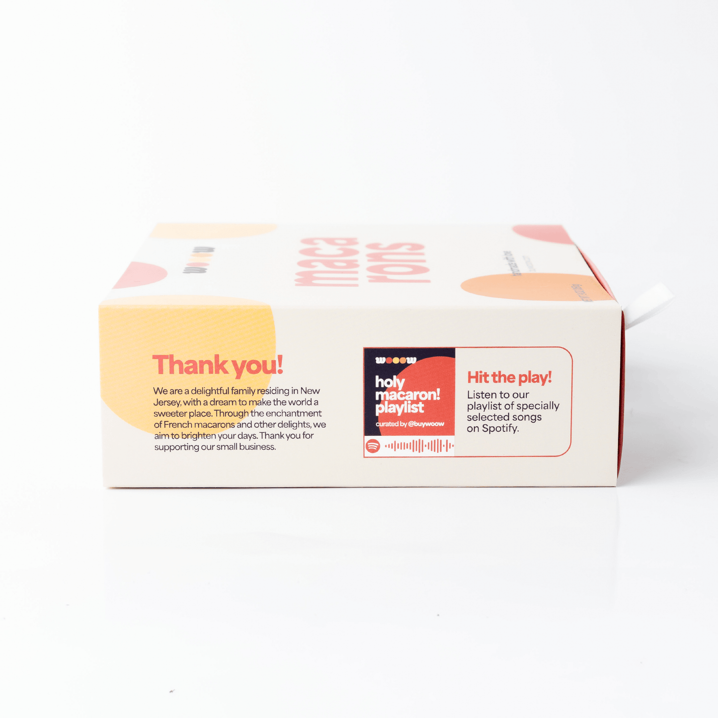 Handmade Sweeter Things French Macarons Gift Box | Retro 80s Fan - Inspired Dessert Gift French Macaron by WoooW