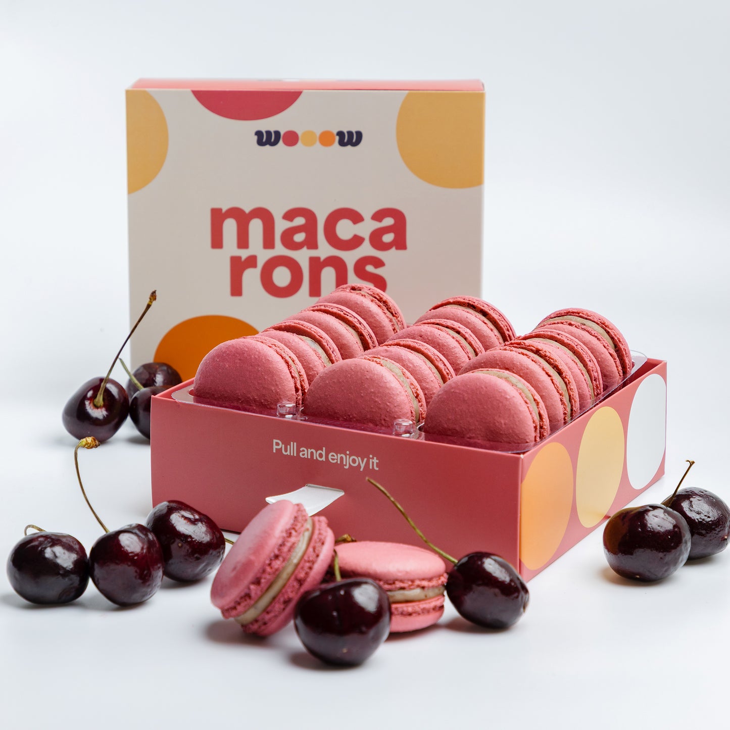 Limited Edition Cherry Cheesecake Macarons
