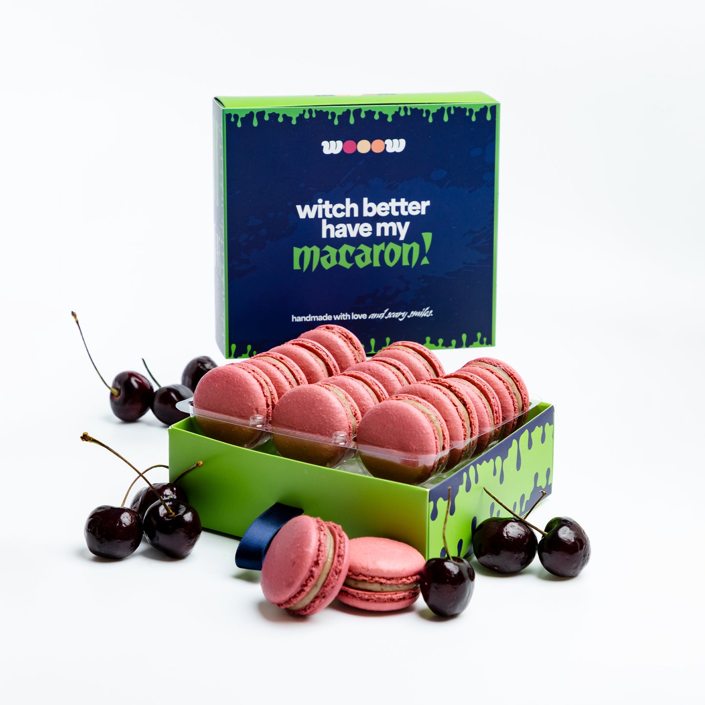 Halloween Macarons Gift Box – Limited Edition Spooky Shapes & Flavors
