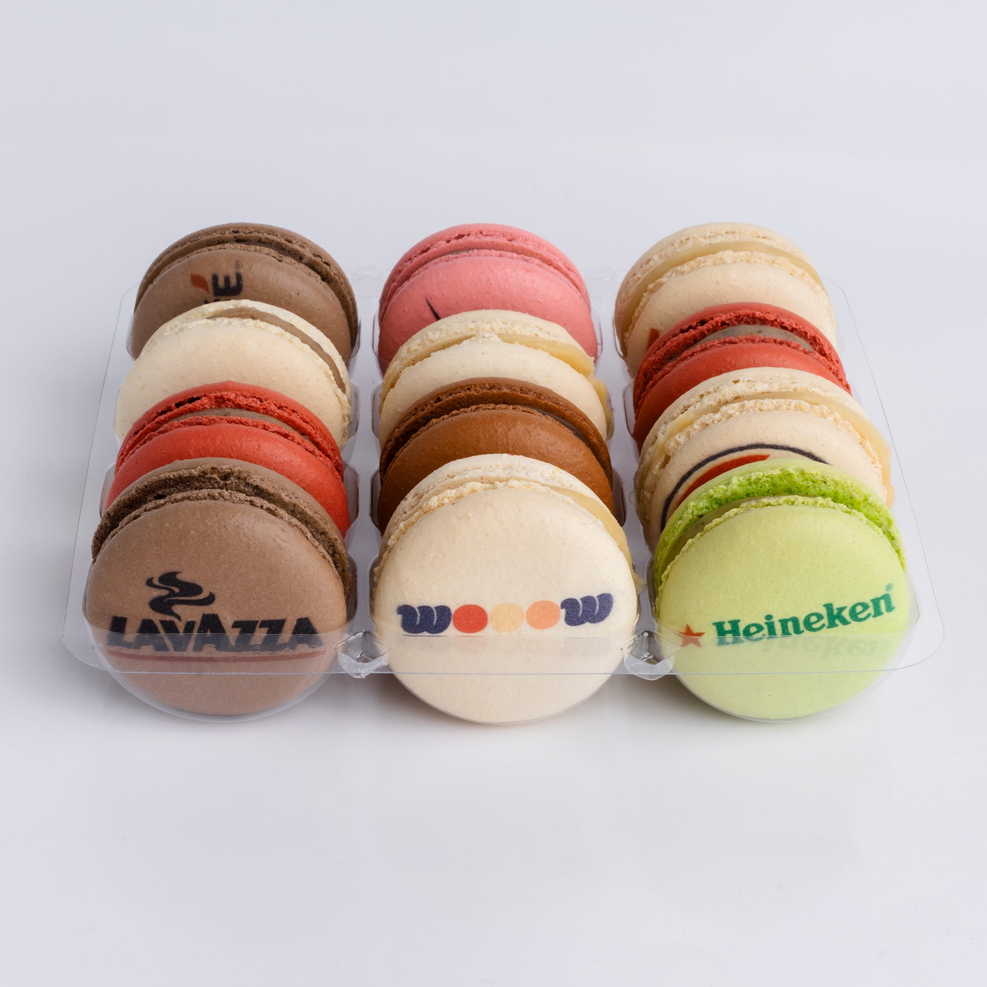 Handmade Personalized Printed Macarons – Custom Photo, Logo & QR Code Macarons French Macaron by WoooW