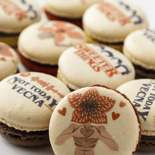 Handmade Sweeter Things French Macarons Gift Box | Retro 80s Fan - Inspired Dessert Gift French Macaron by WoooW