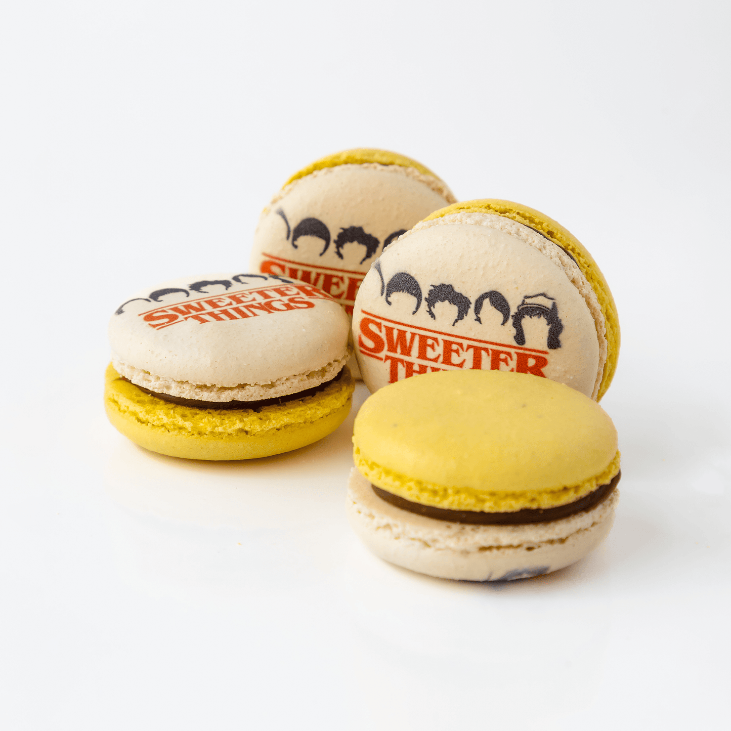 Handmade Sweeter Things French Macarons Gift Box | Retro 80s Fan - Inspired Dessert Gift French Macaron by WoooW
