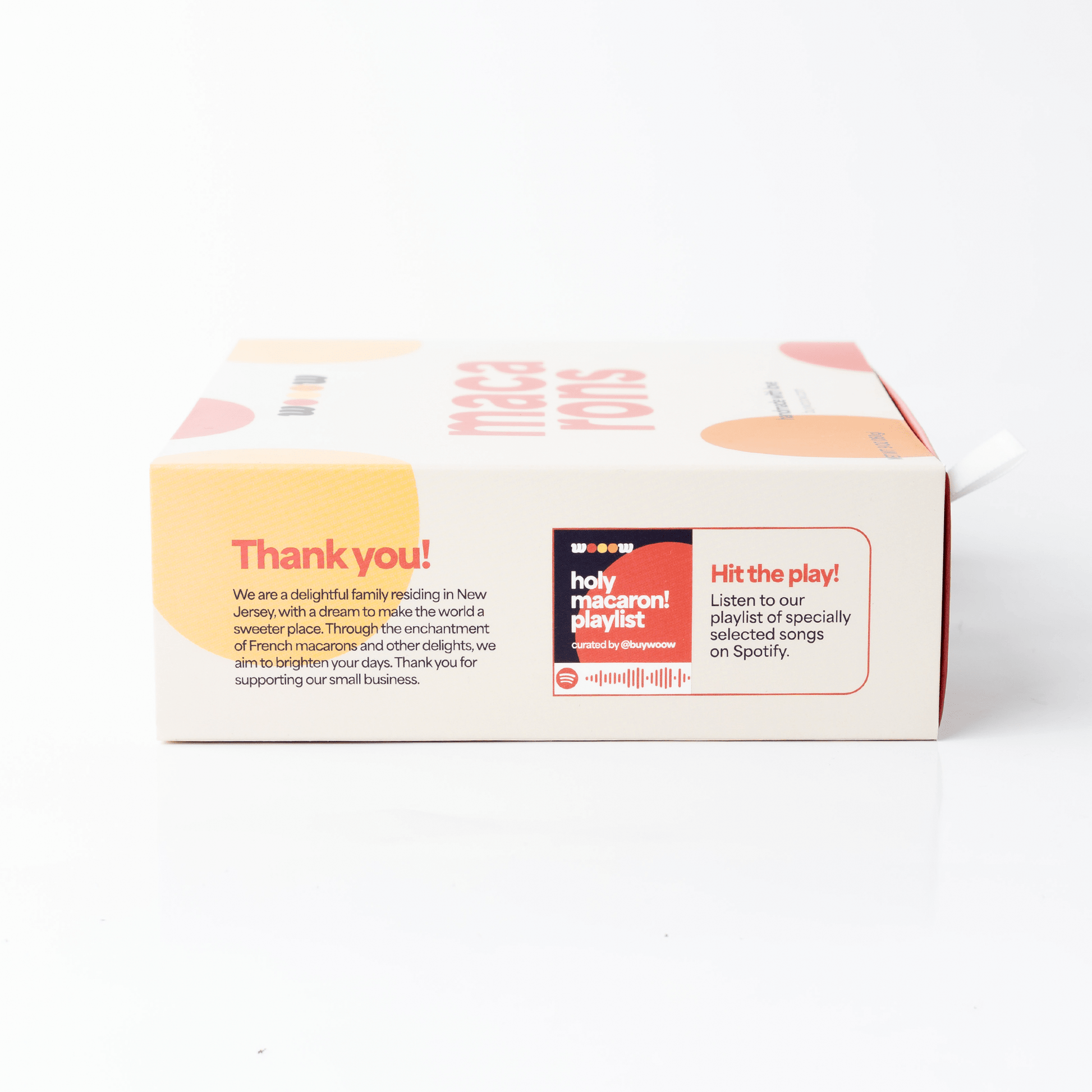 Handmade Sweeter Things French Macarons Gift Box | Retro 80s Fan - Inspired Dessert Gift French Macaron by WoooW