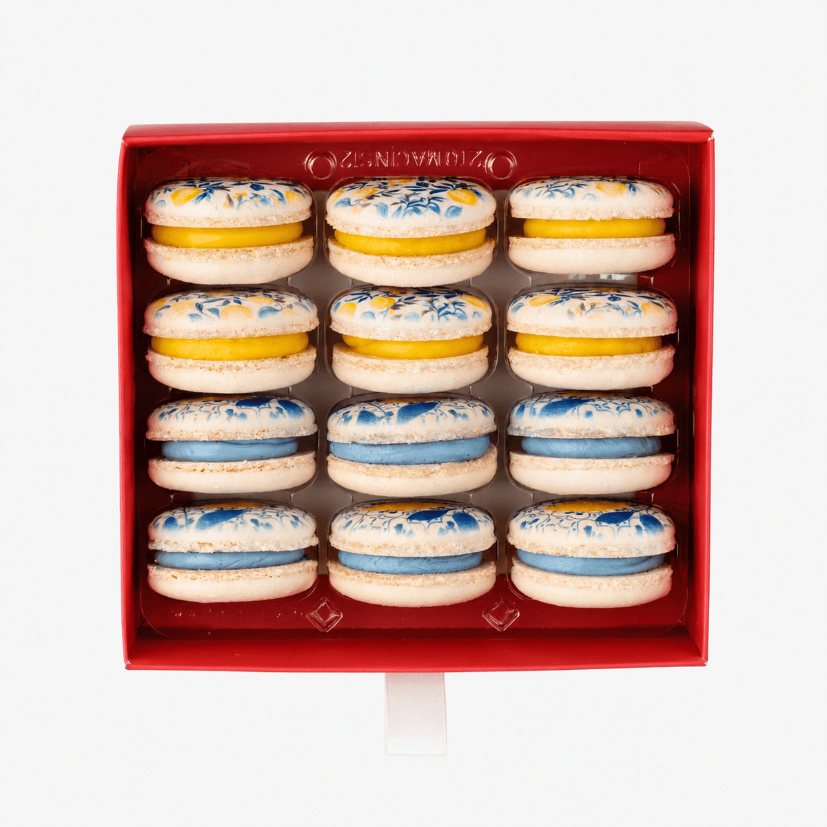 Handmade Amalfi Coast Printed Macarons French Macaron by WoooW