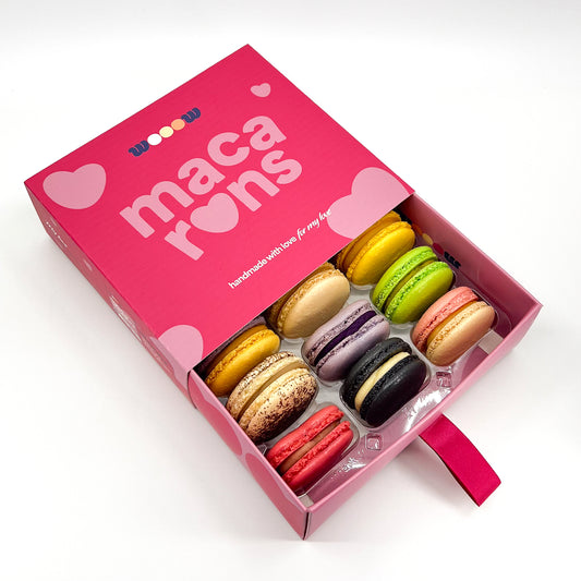 Valentine's Day Macarons Gift Box