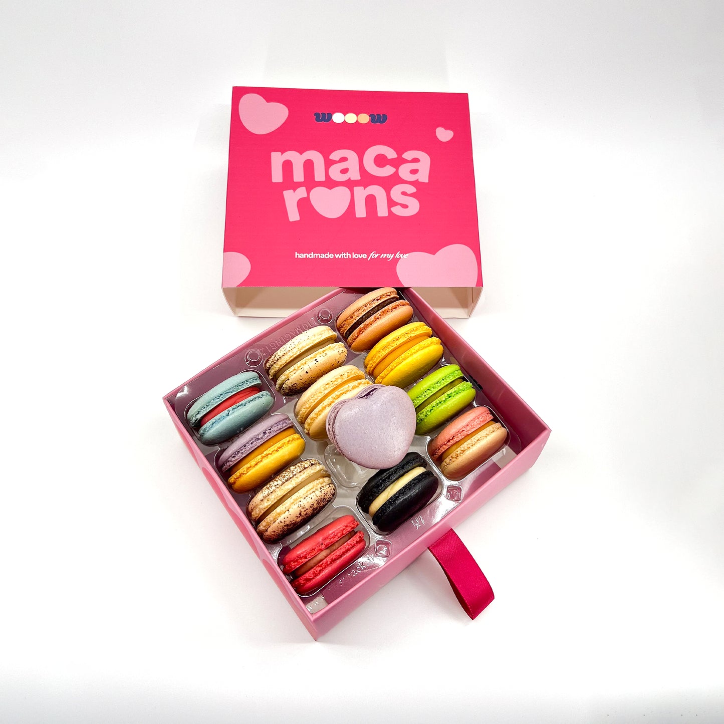Valentine's Day Macarons Gift Box